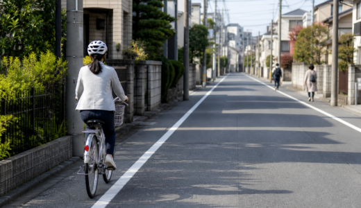自転車は路側帯を走っていい？左側通行と歩行者用路側帯の確認ポイント