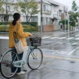 自転車 傘差し運転は違反？固定器具・雨の日の安全な代替策