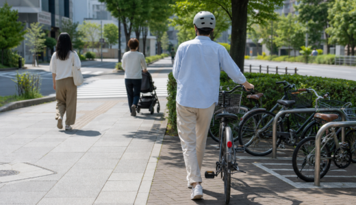 道路ふれあい月間と自転車　8月に見直したい通行・駐輪の安全ルール
