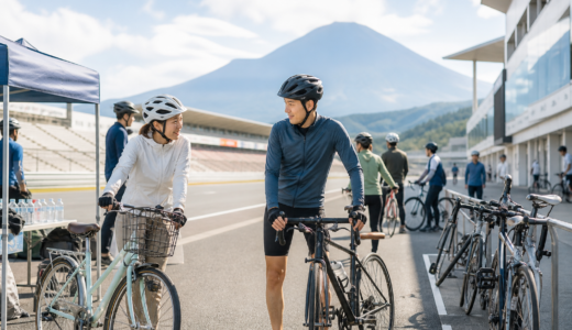 富士スピードウェイを自転車で走る一日、スルガ・セゾンCUP2026が8月29日開催へ