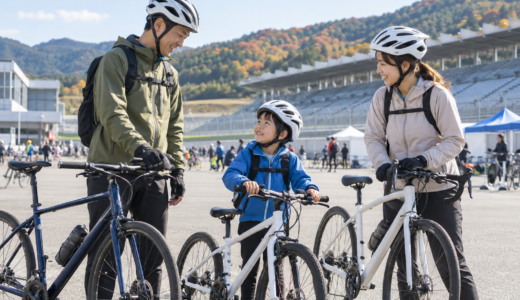 シマノ鈴鹿ロード2026へ　試乗とスクールも楽しめるサーキットの自転車週末